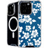 Blue and White iPhone 16 Pro MagSafe Case